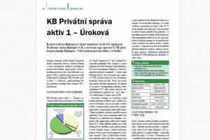Recenze fondu KB Privátní správa aktiv 1 - Úroková
